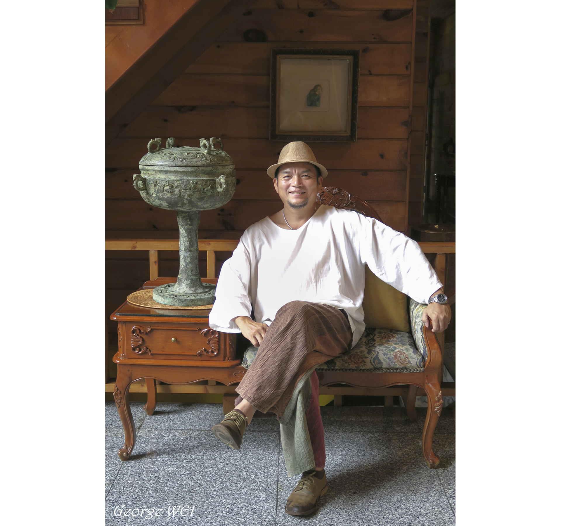 美品 明治時代◆今は無き 駿河国静岡平尾 米萬屋 平尾潤造謹製「米萬膏」木製看板 G300_AA_101404_P01.jpg
